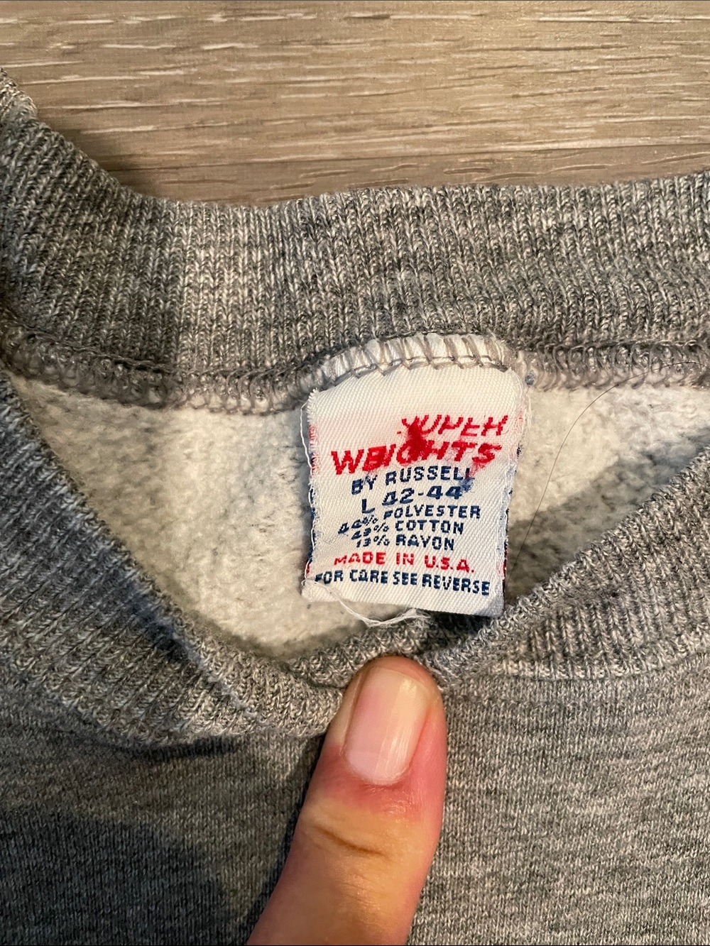 Vintage Super Weights by Russell Ireland Crewneck Sweatshirt from 1980’s - Picture 3 of 5